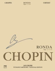 cover Rondos, Opp. 1, 5 & 16 piano sheet music cover
